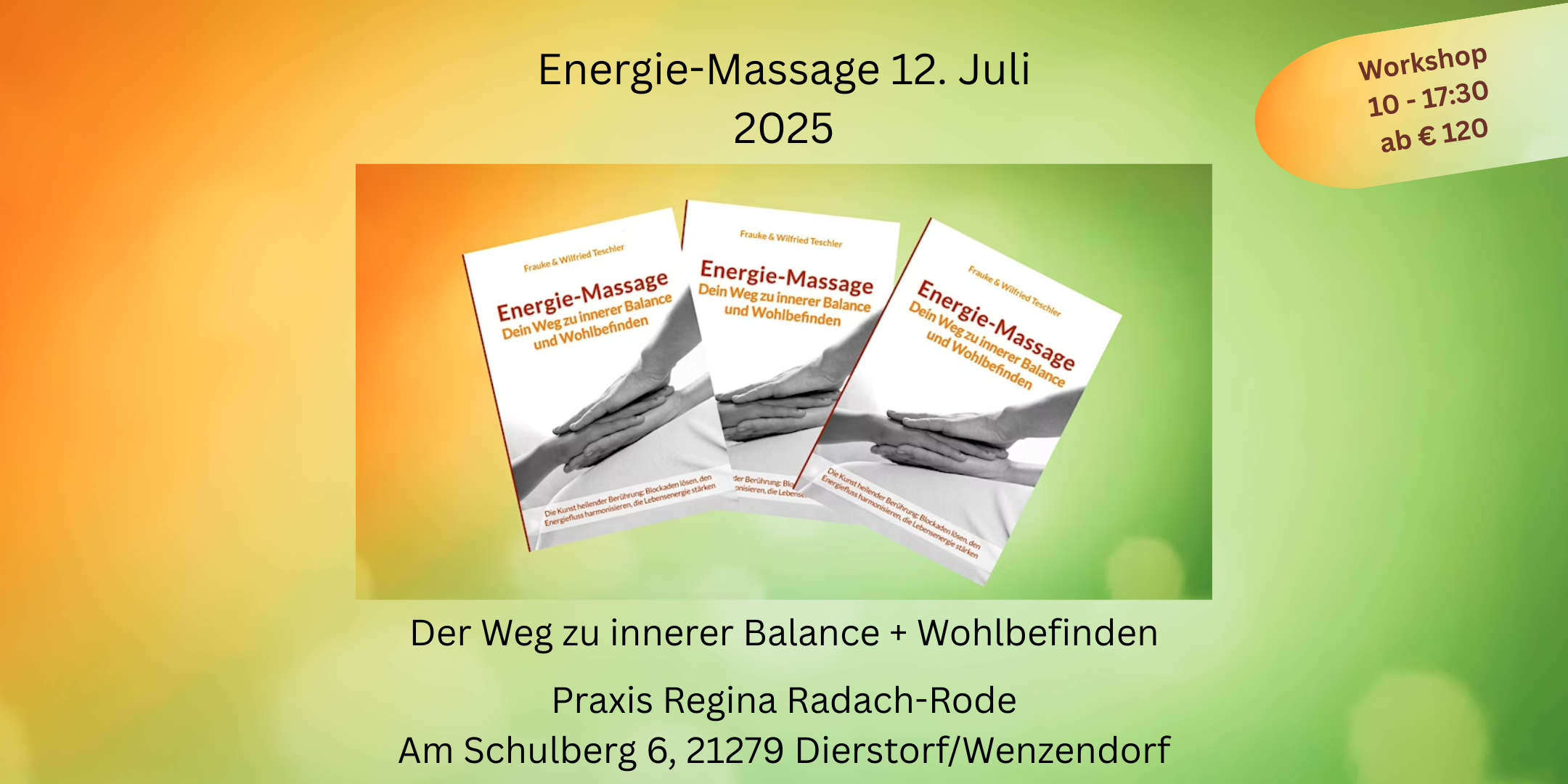 Energie-Massage – Dein Weg zur inneren Balance und Woh´lbefinden
